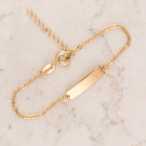 PULSERA PLACA JUEGO 1.5MM