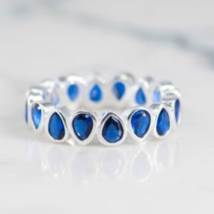 ANILLO GOTA ZAFIRO